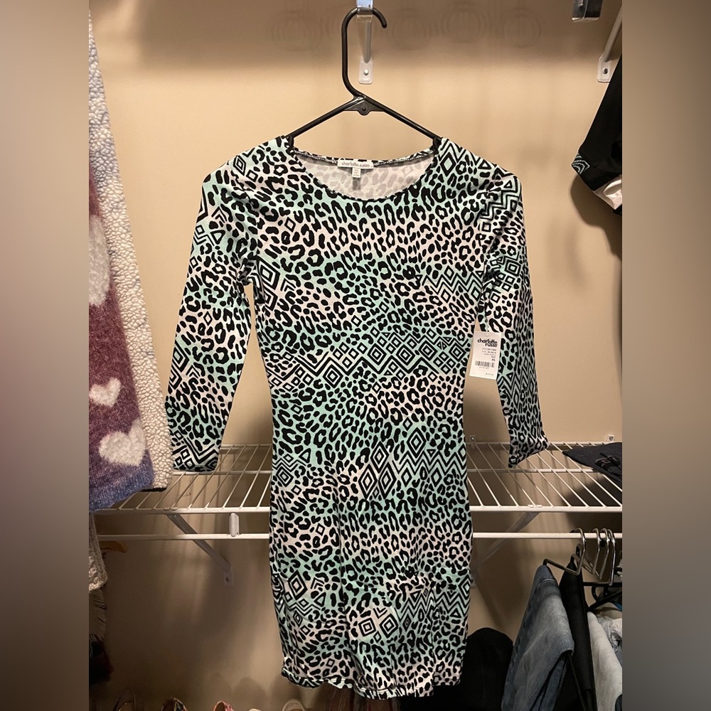 Charlotte Russe leopard print dress